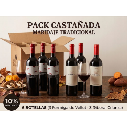 Pack Castañada – Maridaje Tradicional (6 Botellas | 10% Dto.)