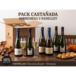 Pack Castañada – Sobremesa y Panellets (6 Botellas | 10% Dto.)